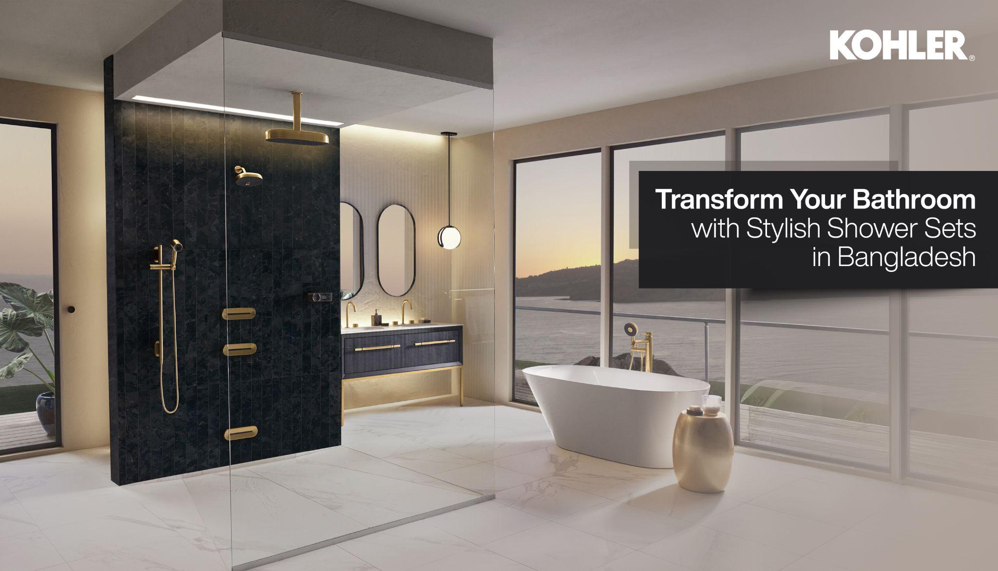 Transform Your Bathroom with Stylish Shower Sets in Bangladesh