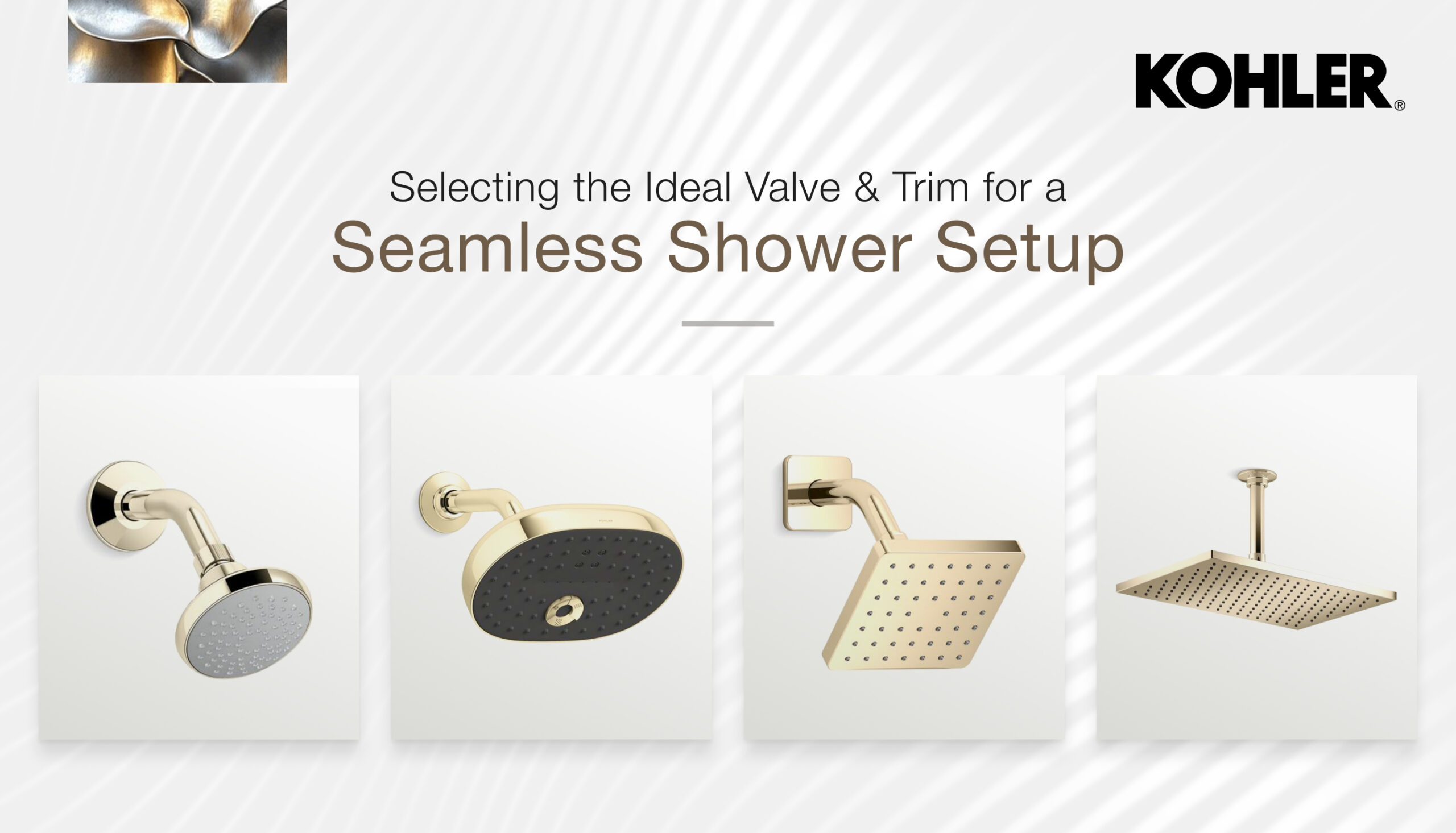 Selecting the Ideal Valve and Trim for a Seamless Shower Setup