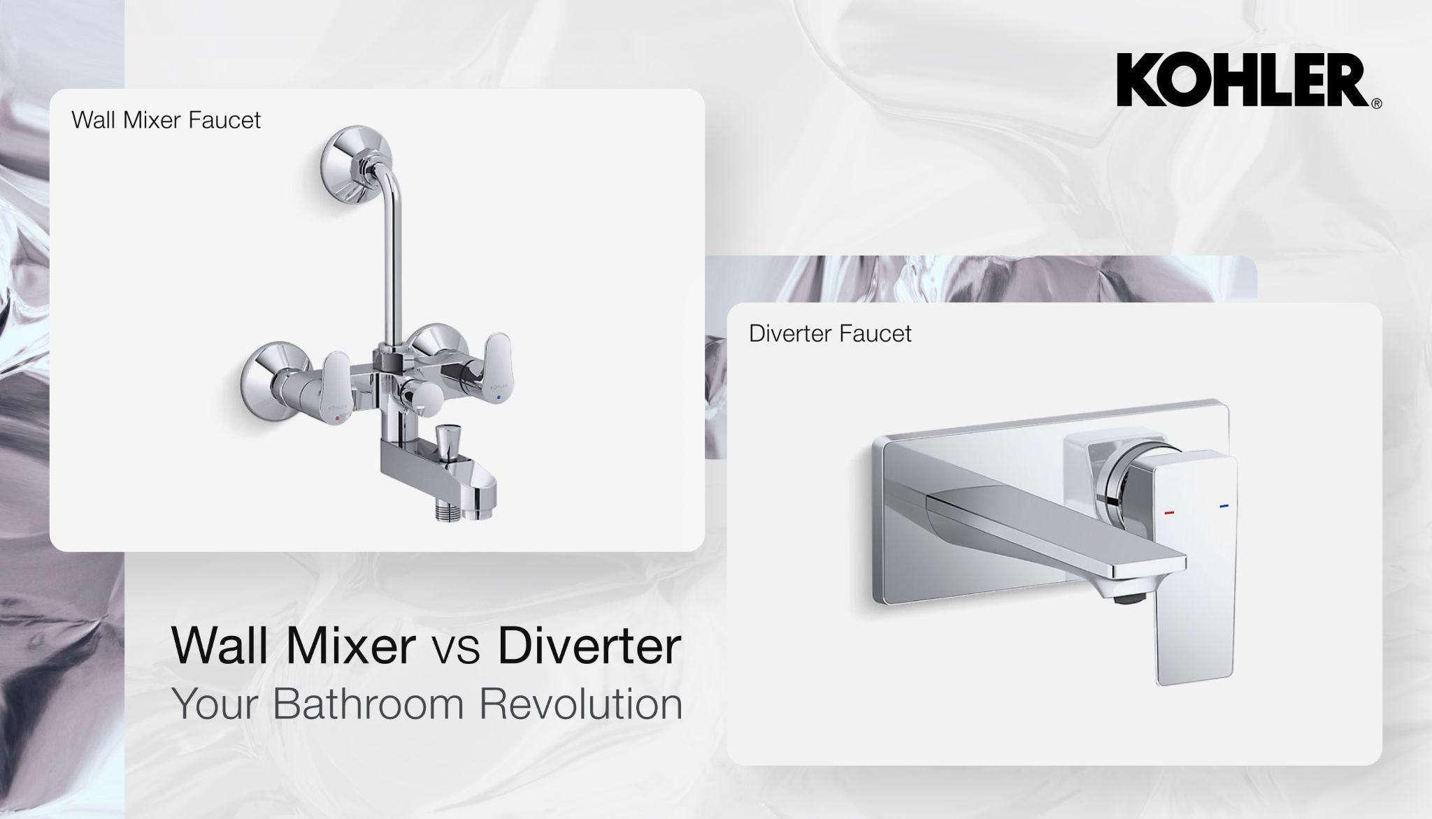 Wall Mixer vs Diverter: Your Bathroom Revolution
