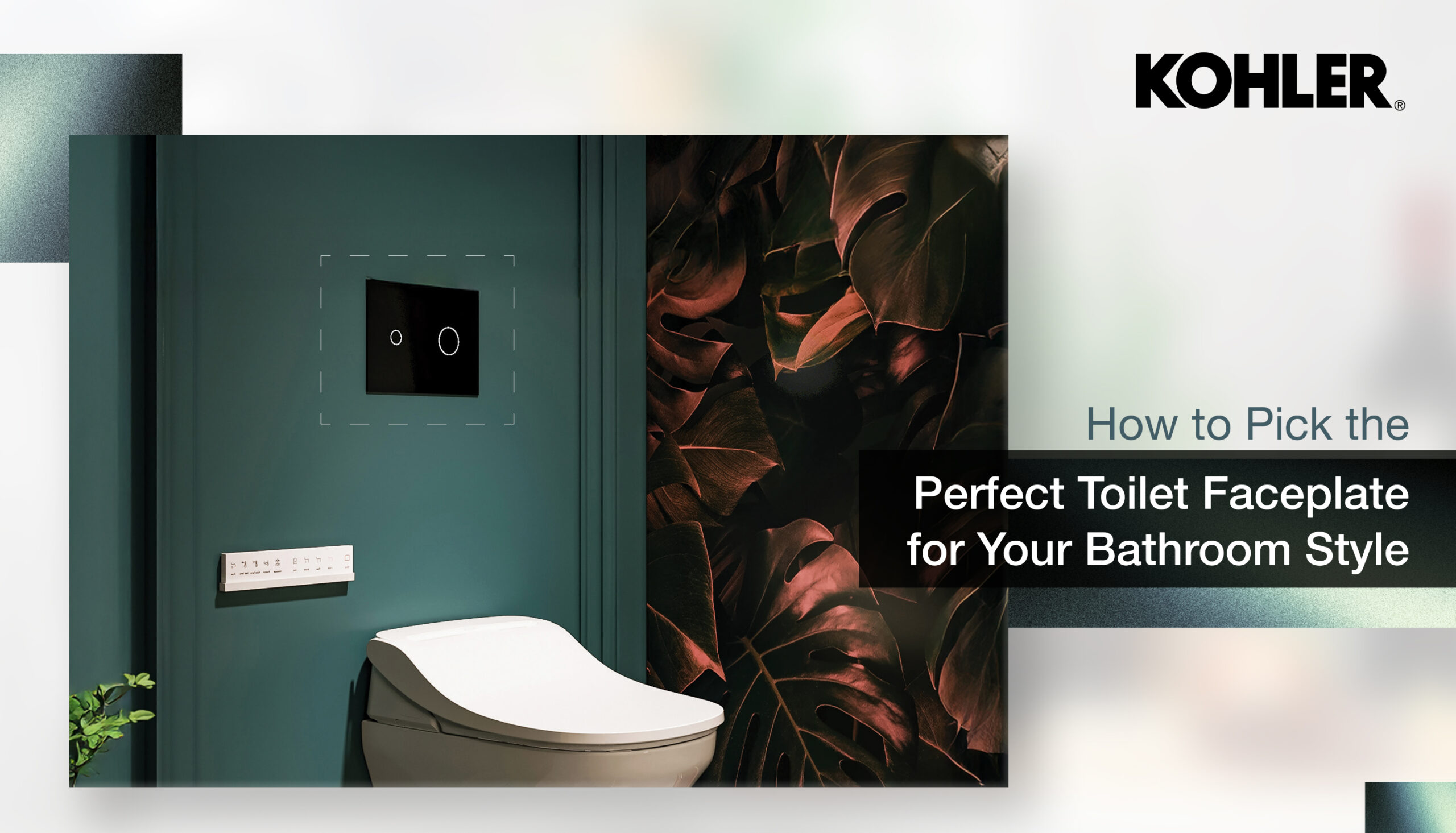 How to Pick the Perfect Toilet Faceplate for Your Bathroom Style