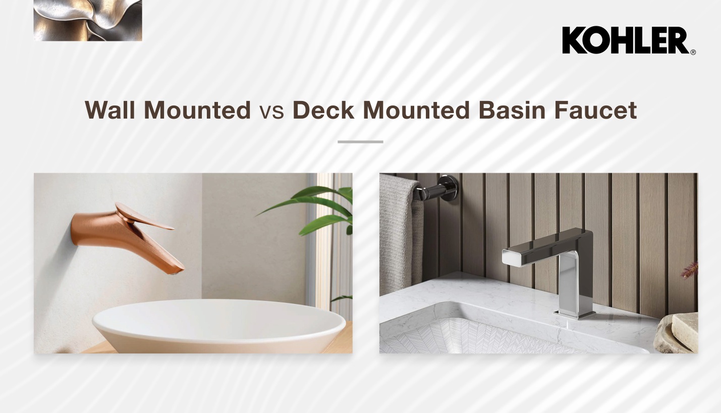 Wall Mounted vs Deck Mounted Basin Faucet: A Complete Buying Guide