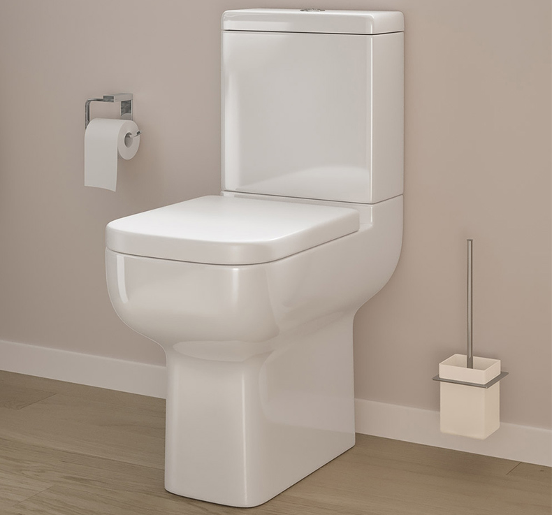 Square toilet seats